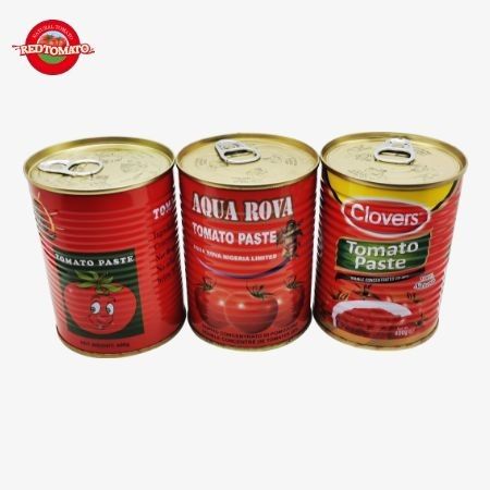 400g Bột cà chua đóng hộp dễ mở nắp Double tập trung Trung Quốc Nhà máy sản xuất Giá nhà máy