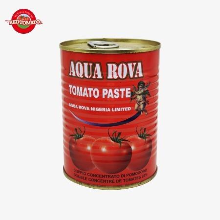 425g Bột cà chua đóng hộp trong hộp với nắp mở dễ dàng 30%-100% độ tinh khiết