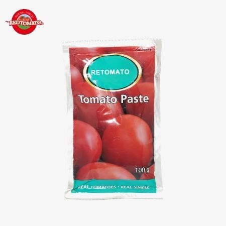 Trung Quốc sản xuất giá nhà máy 100g Flat Sachet Tomato Paste 30%-100% Độ tinh khiết vị ngọt và chua