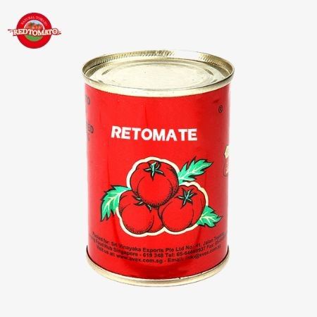 400g Bột cà chua đóng hộp 30%-100% tinh khiết với nắp mở cứng hoàn hảo để lưu trữ