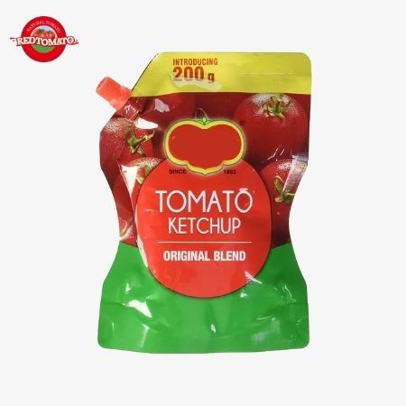 Nhà máy sản xuất OEM Sachet Ketchup 200g Chất gia vị cho bánh burger và bánh sandwich Giá nhà máy