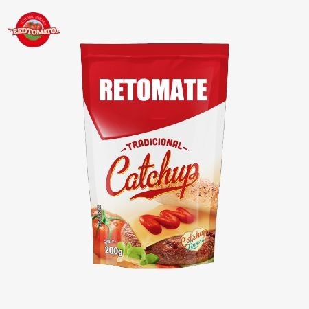 Nhà máy sản xuất OEM Sachet Ketchup 200g Chất gia vị cho bánh burger và bánh sandwich Giá nhà máy
