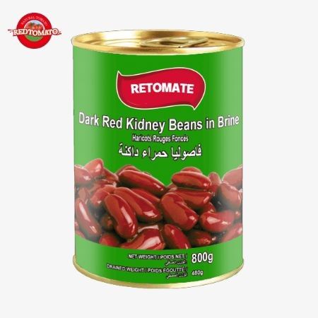 Thận đỏ Bột thực phẩm đóng hộp trong nước muối 800g hương vị tự nhiên tinh khiết Chứng chỉ QS