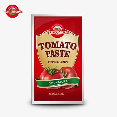 Giá nhà máy túi phẳng của 70g cà chua bột có sẵn với mức độ tinh khiết dao động từ 30% đến 100%