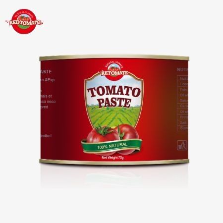 Được đóng gói thuận tiện 70g Tin Of Sweet And Sour Tomato Paste với thiết kế nắp cứng thân thiện với người dùng