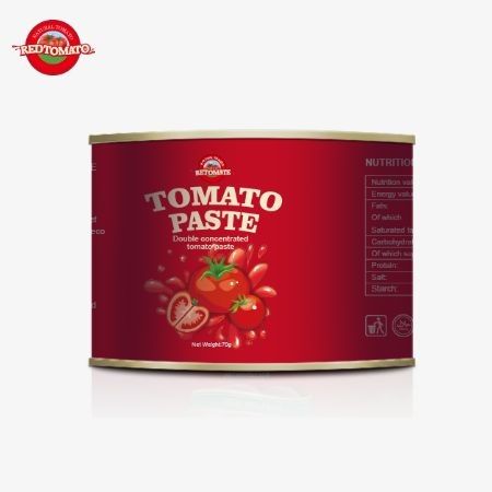 70g Can Of Tomato Paste Concentrate với nắp dễ mở được thiết kế cho người dùng nâng cao