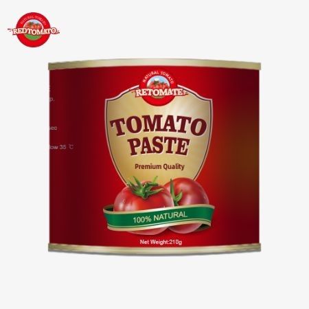 OEM 210g Bột cà chua đóng hộp Giá nhà máy tuân thủ các tiêu chuẩn ISO HACCP và thực phẩm được FDA công nhận