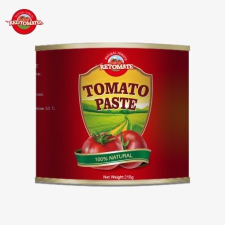 Bột cà chua đóng hộp 210g này được sản xuất theo tiêu chuẩn sản xuất ISO, HACCP và FDA.