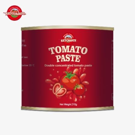 210g Bột cà chua đóng hộp phù hợp với tiêu chuẩn sản xuất được đặt ra ISO HACCP BRC Và FDA