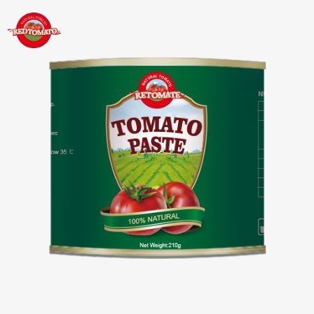 Trung Quốc Nhà máy OEM 210g Canend Tomato Paste Các tiêu chuẩn sản xuất được thiết lập bởi ISO HACCP và FDA