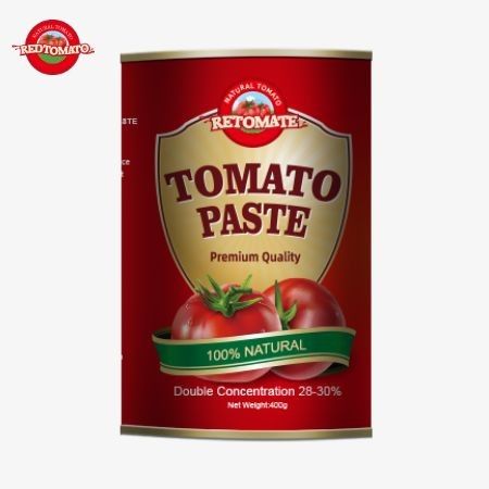 400g Can Of Tomato Paste tuân thủ tiêu chuẩn sản xuất của ISO HACCP BRC và FDA