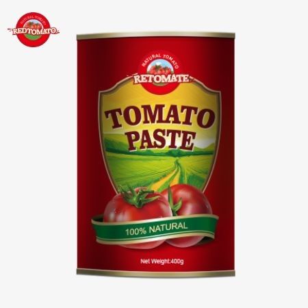 Sự tuân thủ với kiểm soát chất lượng nghiêm ngặt ISO HACCP BRC và hướng dẫn của FDA được đảm bảo trong mỗi 400g cà chua dán