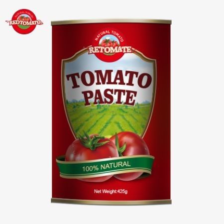 Bột cà chua 425g đóng hộp tuân thủ các tiêu chuẩn toàn cầu được thiết lập bởi các quy định của ISO HACCP BRC và FDA