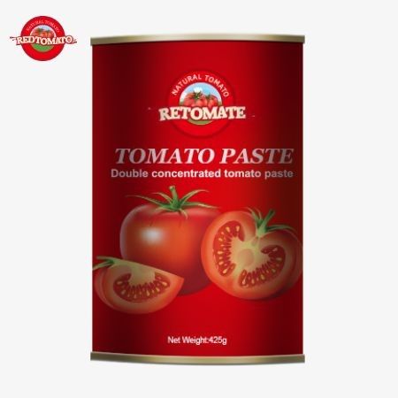 Nhà máy xuất khẩu 425g hộp cà chua paste tuân thủ các tiêu chuẩn toàn cầu được thiết lập ISO HACCP và FDA