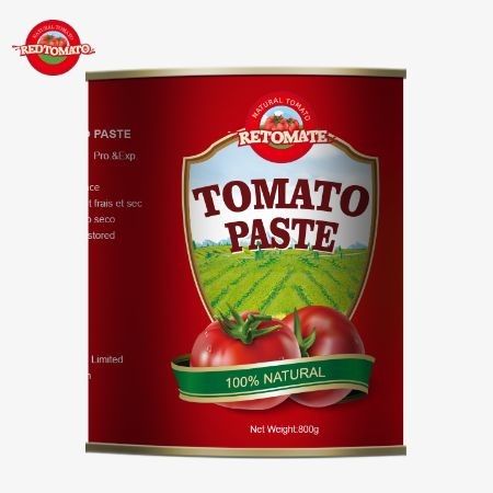800g bột cà chua đóng hộp tuân thủ tiêu chuẩn chất lượng và an toàn quốc tế bao gồm ISO HACCP BRC và FDA
