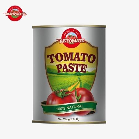 850g Tomato Paste Concentrate đóng hộp chất lượng cao tươi Tin Tomato Paste Nhà sản xuất