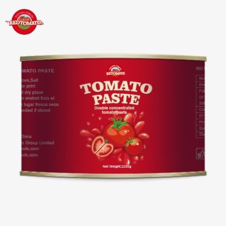 Nhà máy cà chua 28-30% Brix cà chua đóng hộp 2200g Tin cà chua paste chất lượng cao tươi
