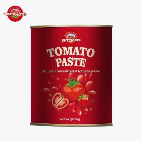 3kg cà chua đóng hộp của chúng tôi đáp ứng các tiêu chuẩn sản xuất được thiết lập bởi ISO HACCP BRC và FDA