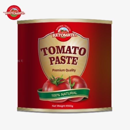 4500g Pasta cà chua đóng hộp tuân thủ tiêu chuẩn ISO HACCP và BRC ngoài các tiêu chuẩn sản xuất của FDA