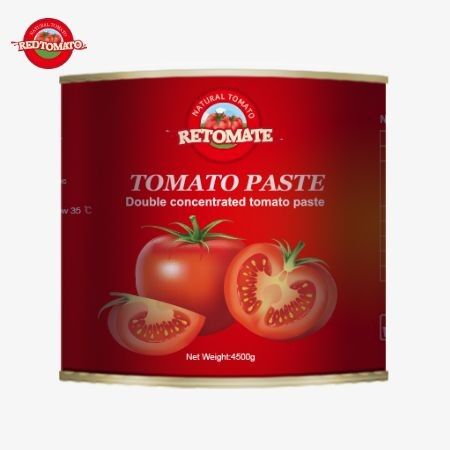 Bột cà chua chất lượng cao cho năm 2024 được đóng gói trong các túi lớn mỗi túi 4500g với nồng độ 28-30 Brix