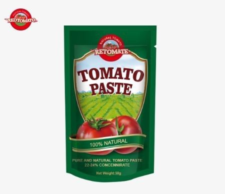 50g trong vỏ cà chua đứng đáp ứng các tiêu chuẩn ISO HACCP và BRC cũng như tuân thủ các quy định sản xuất của FDA