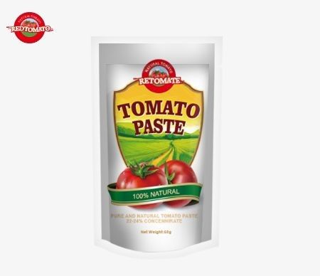Các 50g Stand-up túi bột cà chua tuân thủ với ISO HACCP và BRC tiêu chuẩn đảm bảo tuân thủ giá nhà máy