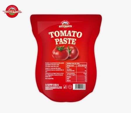 Sachet Tomato Paste 50g 56g 70g Stand Up Sachet Tomato Paste bán buôn Không có chất phụ gia 100 Độ tinh khiết cho nấu ăn
