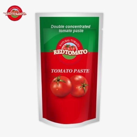 OEM 100g Stand-Up Sachet Featuring Double-Concentrated Tomato Paste Cung cấp độ tinh khiết từ 30% đến 100%