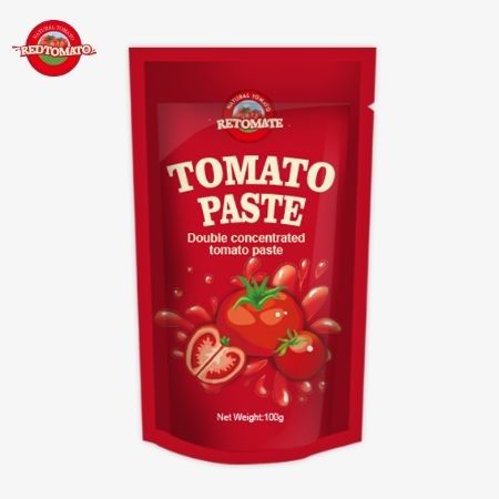 Tomato Paste 100% Pure In Stand Up Sachet Tomato Tomato Paste với kích cỡ 100g