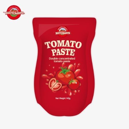140g Stand-up Sachet Of Sweet And Sour Tomato Paste Độ tinh khiết: 22% - 30%