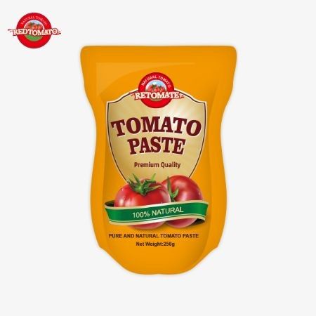 250g bột cà chua trong một túi đứng ngọt chua, với độ tinh khiết 30%-100%