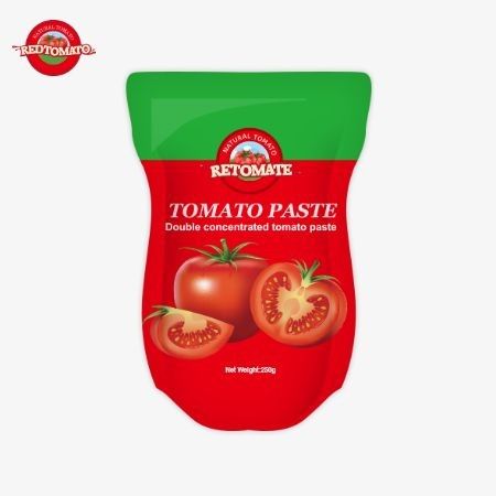 250g Bột cà chua chua ngọt trong một túi đứng, với độ tinh khiết 30%-100%