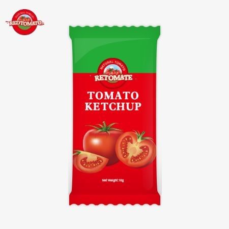 10g túi ketchup với hương vị chua ngọt và hương vị tự nhiên