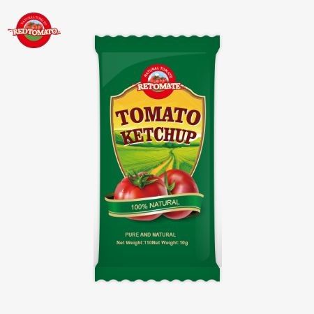 10g túi cà chua ketchup cung cấp một hương vị ngọt ngào và phong phú sử dụng các thành phần tự nhiên, được cung cấp với giá nhà máy