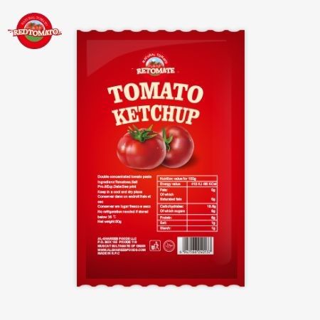 OEM 36g cà chua ketchup túi từ Trung Quốc được làm bằng nguyên liệu tự nhiên tinh khiết có sẵn ở giá nhà máy