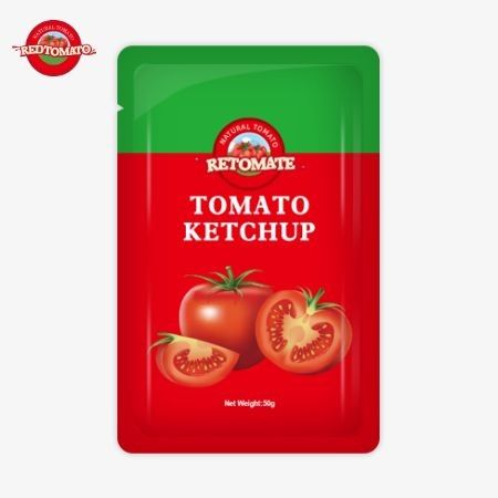 OEM 50g sachet ketchup cung cấp tiện lợi dễ sử dụng bao bì cho giá nhà máy
