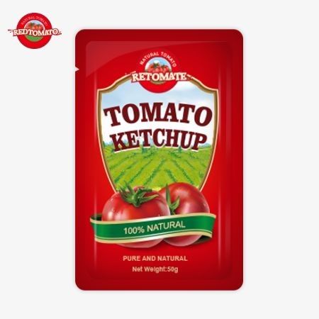 Nhà máy tùy chỉnh 50g S sachet ketchup để cung cấp chứng nhận ISO HACCP FDA bán chạy nhất thế giới