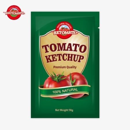Các túi ketchup cao cấp 50g từ Trung Quốc được chứng nhận bởi ISO HACCP và FDA có sẵn ở giá nhà máy
