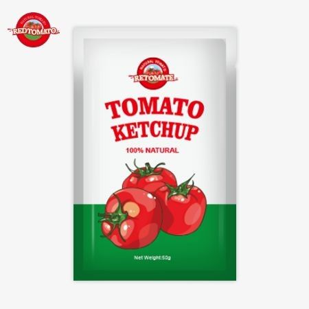 Trung Quốc Nhà máy trực tiếp OEM cao cấp 50g túi nhỏ ketchup giá nhà máy bán trực tiếp