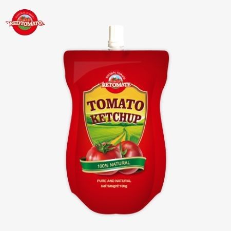 OEM Trung Quốc Giá nhà máy 100g Sweet And Sour Natural Ketchup Sachet Tiêu chuẩn HACCP