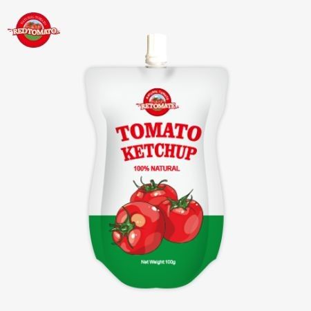 OEM Trung Quốc Giá nhà máy 100g Sweet And Sour Natural Ketchup Sachet, tiêu chuẩn HACCP FDA