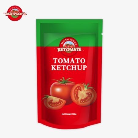 Chúng tôi sản xuất 140g túi ketchup đáp ứng các tiêu chuẩn quốc tế và có sẵn với giá nhà máy
