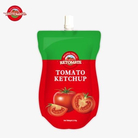 Sản xuất túi ketchup 210g tại một nhà máy OEM có hương vị tinh khiết và tự nhiên