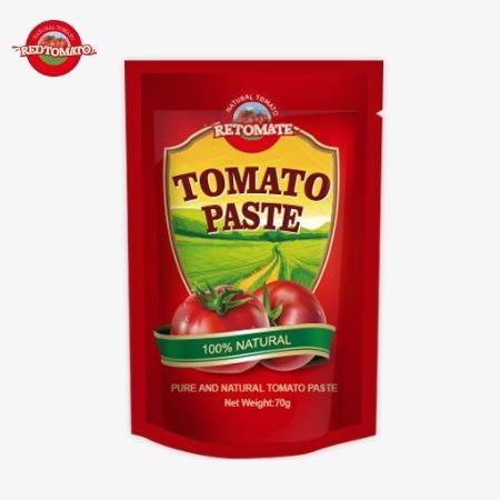 Redtomato Brand 70g Premium Double Concentrated Tomato Paste Bag - hương vị phong phú thiết kế đứng thuận tiện
