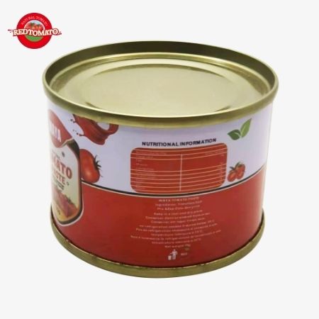 INAYA 70g Bột cà chua đóng hộp Khóa mở cứng Brix28-30% Cung cấp thương hiệu Và thiết kế bao bì