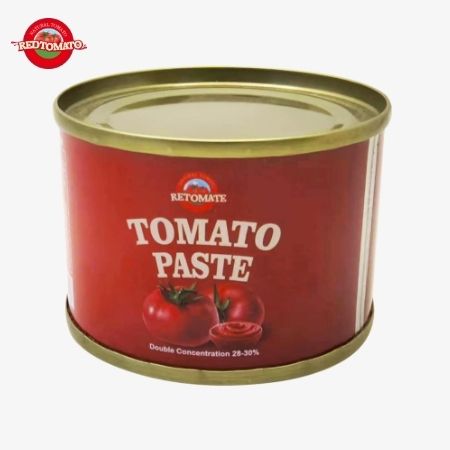 Retomate 70g Sốt cà chua cô đặc với Brix 28–30% Có sẵn dưới Nhãn hiệu riêng Cũng đi kèm với Dịch vụ Thiết kế Thương hiệu và Bao bì đầy đủ