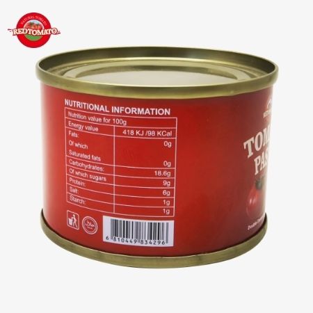Retomate 70g Sốt cà chua cô đặc với Brix 28–30% Có sẵn dưới Nhãn hiệu riêng Cũng đi kèm với Dịch vụ Thiết kế Thương hiệu và Bao bì đầy đủ