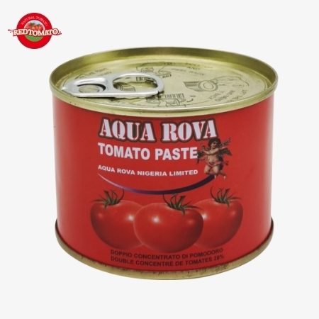 70g Sốt cà chua cô đặc AQUA ROVA với Brix 28–30% Cung cấp Thiết kế Thương hiệu và Bao bì