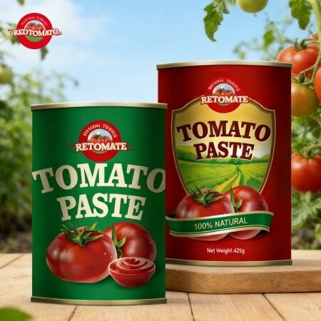 Xuất khẩu nhà máy 425g Cà chua cô đặc đóng hộp - Tuân thủ các tiêu chuẩn toàn cầu ISO HACCP FDA