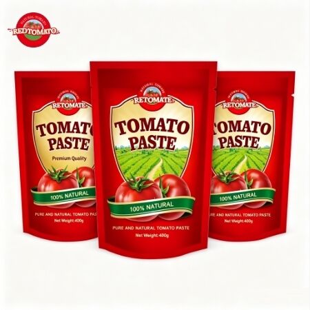 400g Stand Up Sachet Tomato Paste với độ tinh khiết 30%-100% để nấu ăn thuận tiện